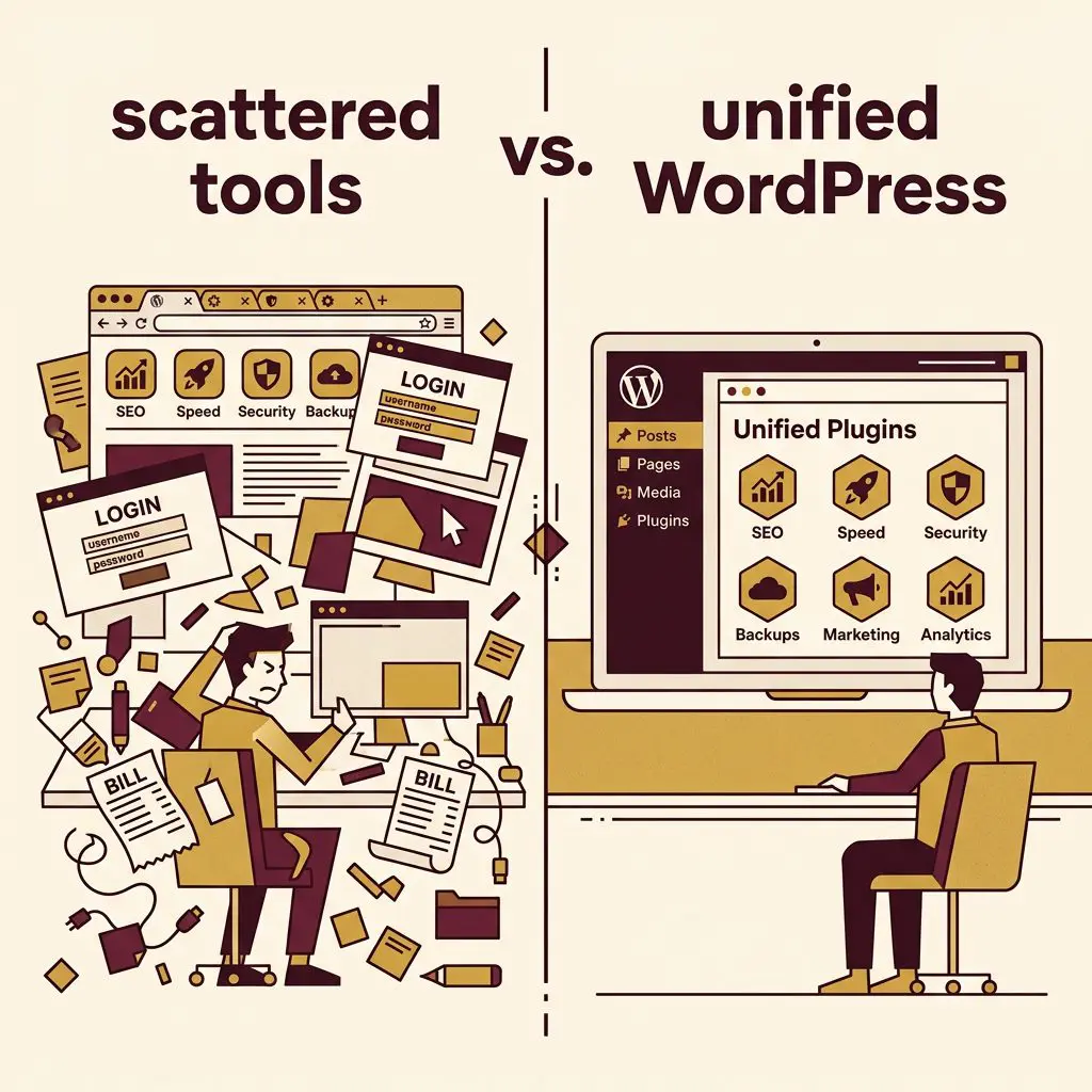 Scattered vs Unified Author Tools